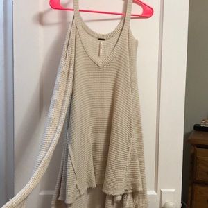 Free people cold shoulder sweater